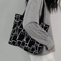 Sac cabas Chats — Tote bag en toile épaisse, grande capacité