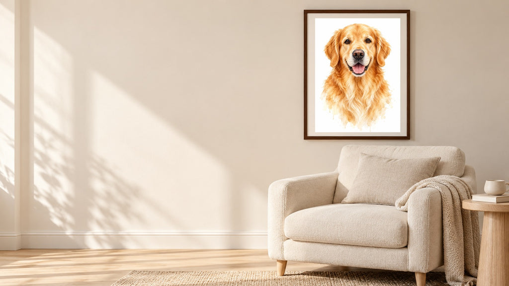 L'Aquarelle — portrait de votre animal