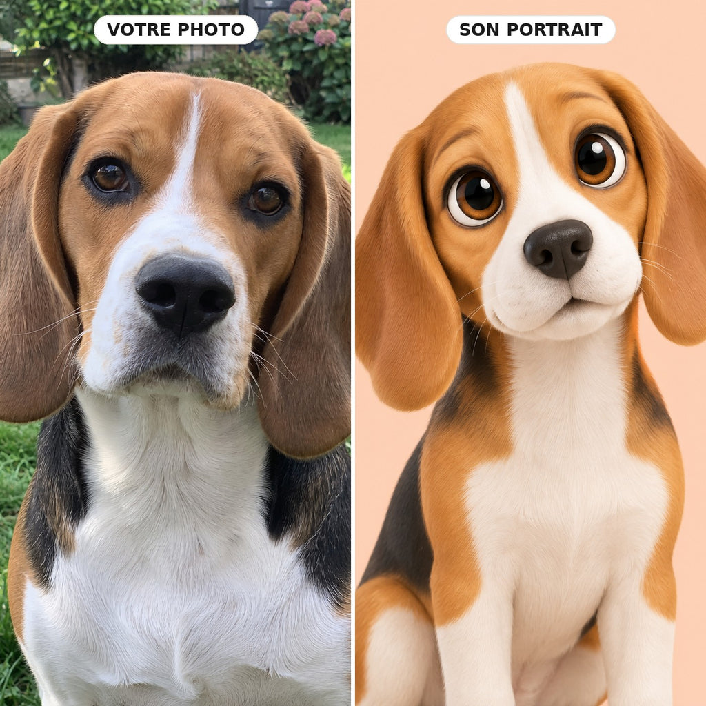 Le Cartoon — portrait de votre animal