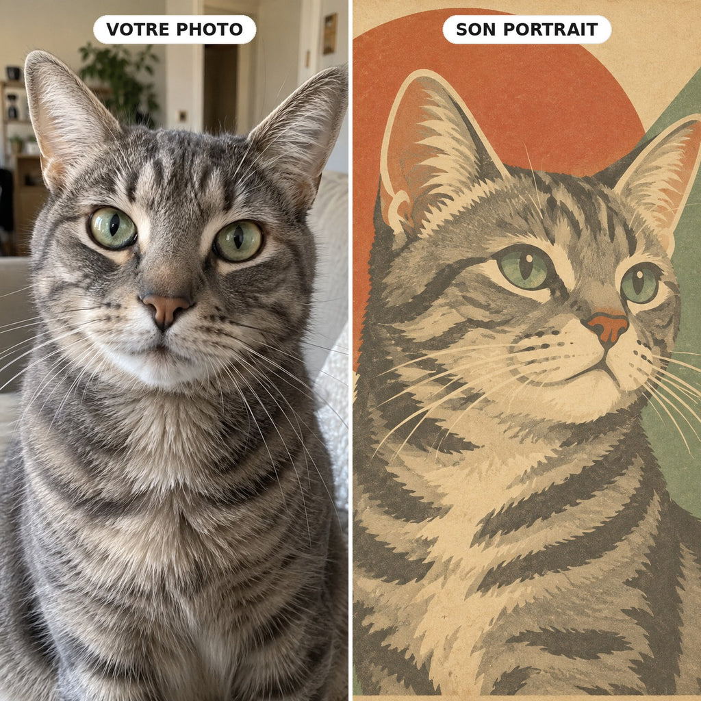 Le Vintage — portrait de votre animal
