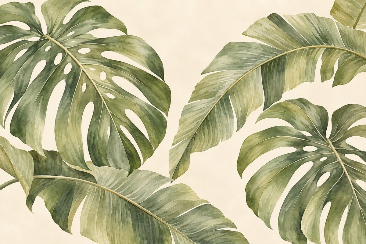Les Grandes feuilles — la fresque en entier