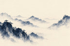 Les Montagnes d’encre — la fresque en entier