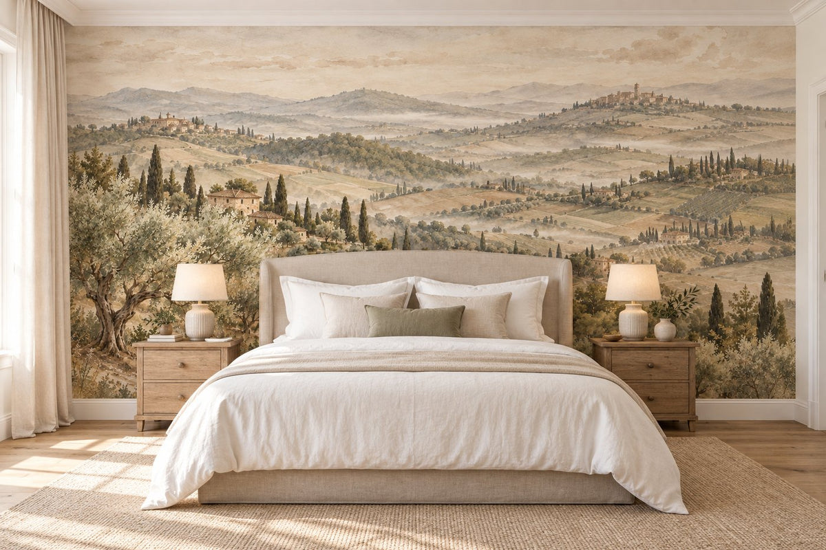 La Toscane — posée dans une chambre