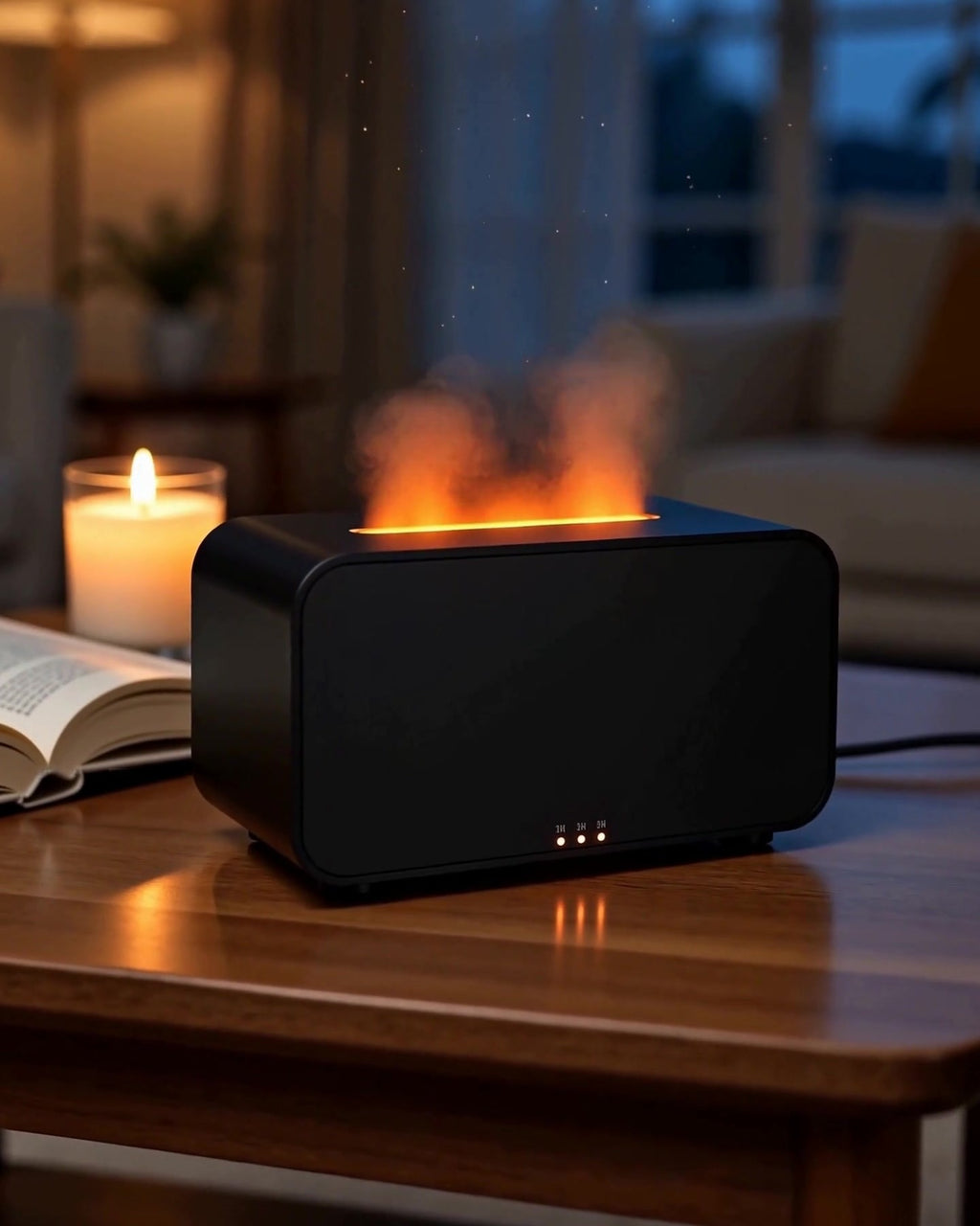 Diffuseur d'Arômes Flamme Luméa – Humidificateur & Lampe d'Ambiance