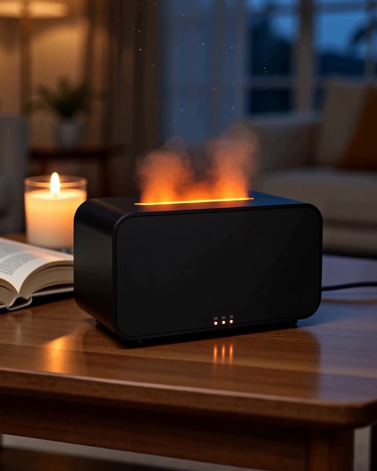 Diffuseur d'Arômes Flamme Luméa – Humidificateur & Lampe d'Ambiance
