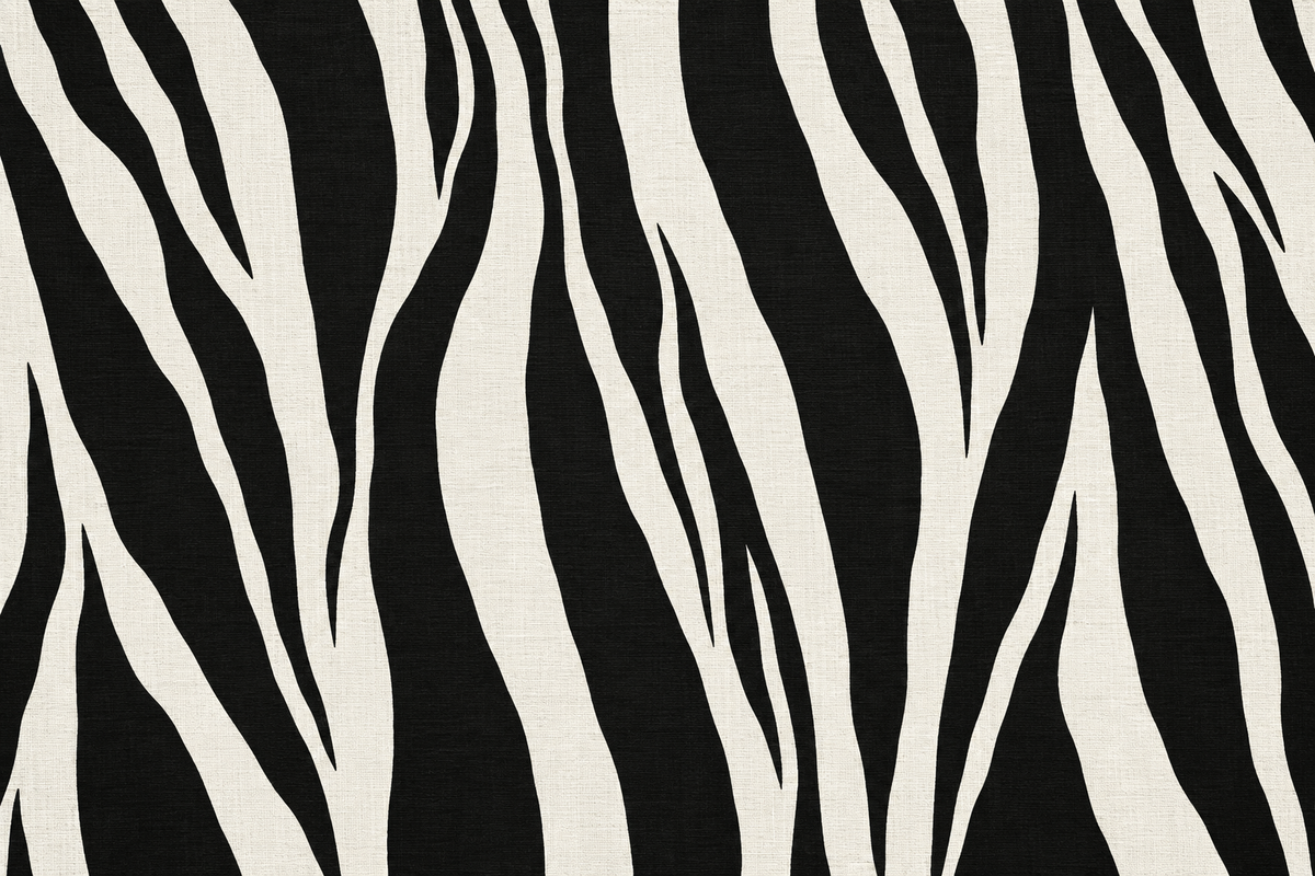 Le Zèbre noir et blanc — 39 € le m²