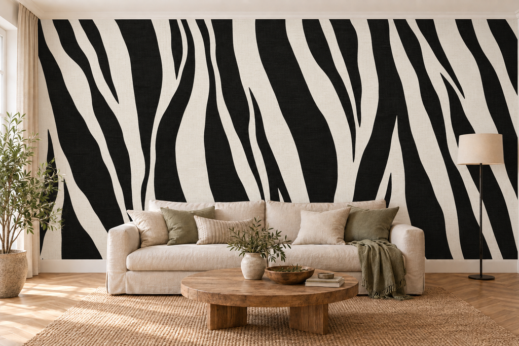Le Zèbre noir et blanc — 39 € le m²