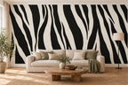 Le Zèbre noir et blanc — 39 € le m²